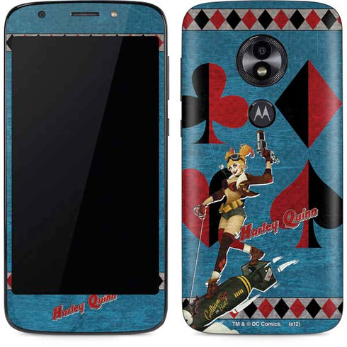 DC Comics Bombshells Harley Quinn Moto E5 Play Skin